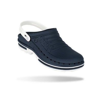 Wock Clog Navy Blue with Clip Clogs