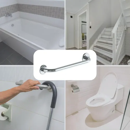 Barre de support fixe en acier inoxydable avec 60 cm JMS | Loja Ortopédica