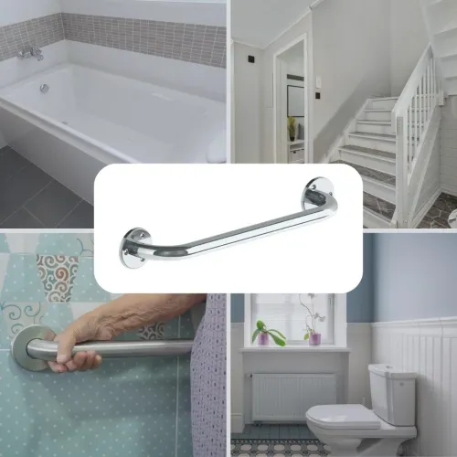 Barre de support fixe en acier inoxydable avec 70 cm JMS | Loja Ortopédica
