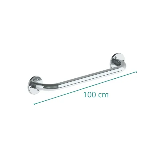 Barre-support fixe en acier inoxydable - 100 cm