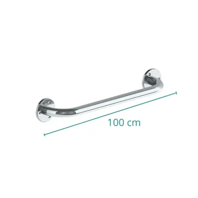 Barre-support fixe en acier inoxydable - 100 cm