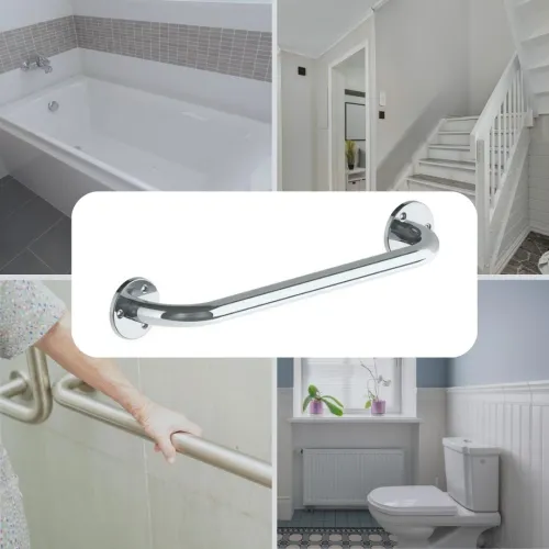 Barre-support fixe en acier inoxydable - 100 cm
