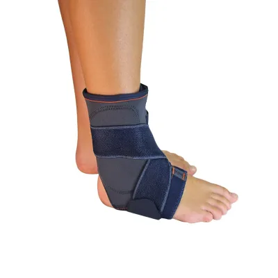 Pied en néoprène avec plaques stabilisatrices