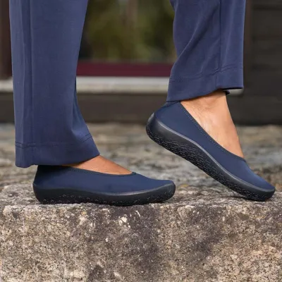 Arcopedico Acari Blue Barefoot Ballet Flats | Orthopedic Shop