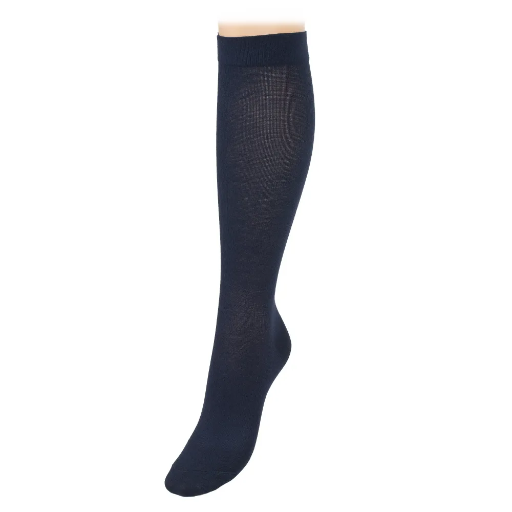 Meia de Algodão Compressana Twist 2015 Azul