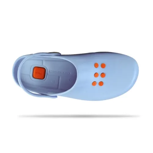 Zuecos de Trabajo Wock Nube Azul Claro