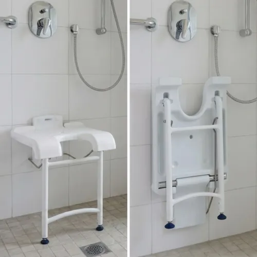 Assento Duche de Parede Rebatível