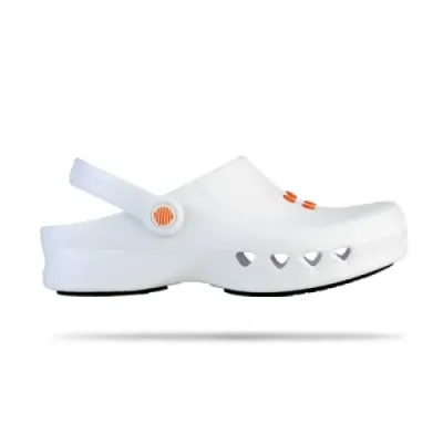 Zuecos de Trabajo Wock Nube Blanco | Tienda de Ortopedia