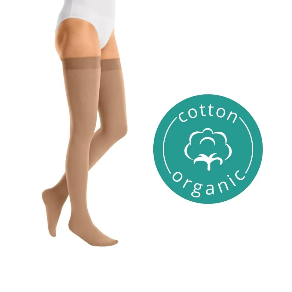 Compression Sock AG Cotton Beige Medi