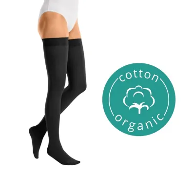 Bas Élastique en Coton AG Cotton Noir Medi | ® Loja Ortopédica