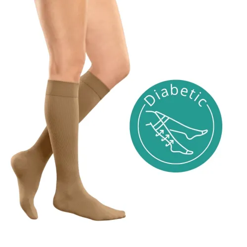 Medical Sock for Diabetic Foot Angio Beige Medi