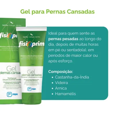 Gel para Pernas Cansadas Fisioprim