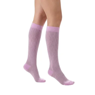 Bas de Contention Lifestyle Piqué 30 Lilas