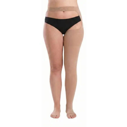 Juzo AG with Waistband Toe Cap Compression Socks | Loja Ortopédica