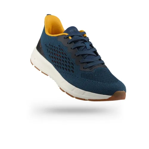 Zapatilla Wock Breelite Azul y Amarillo