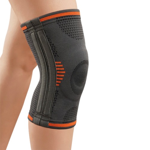 Rodillera Elástica con Almohadilla de Gel y Estabilizadores Orliman Sport