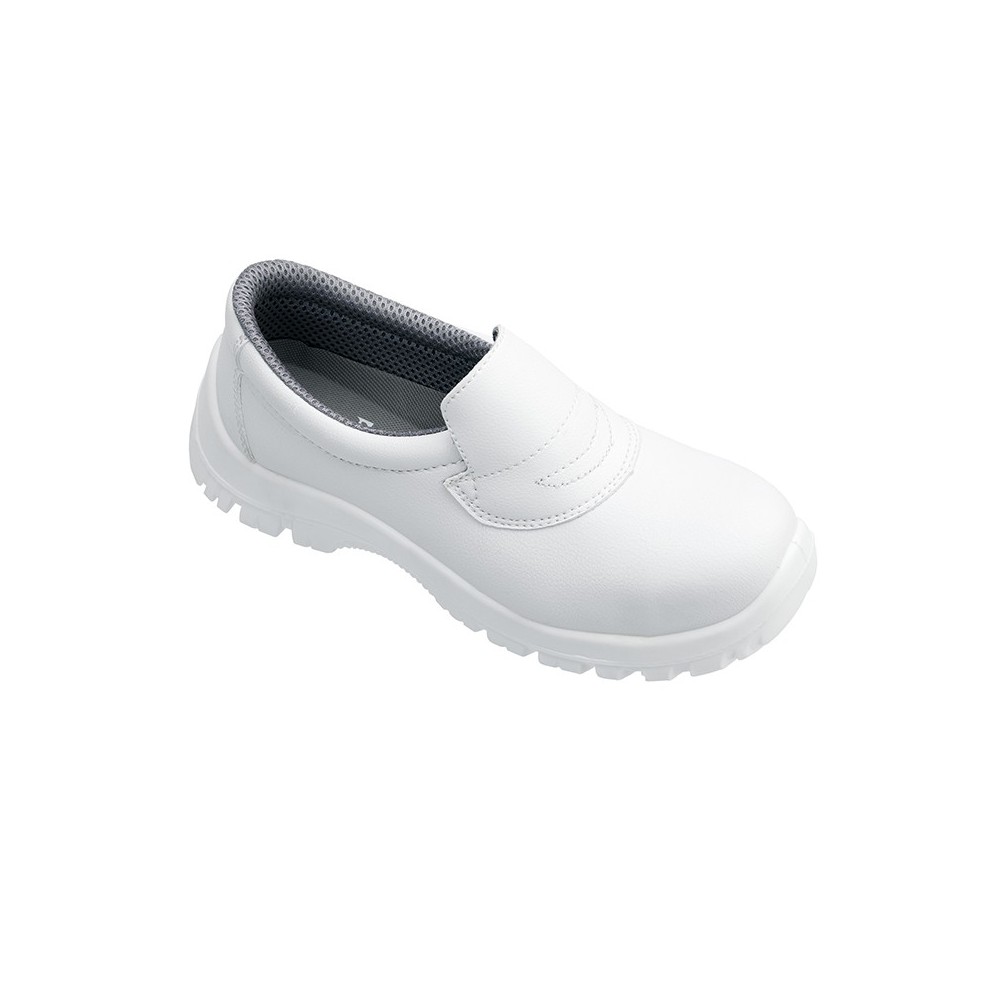 Zapato de protección con Puntera de Acero Blanco