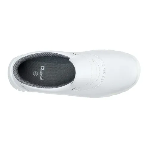 Chaussure de protection à bout d’acier blanc