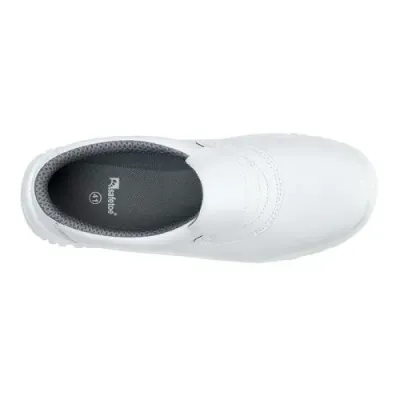 Chaussure de protection à bout d’acier blanc