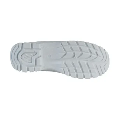 Chaussure de protection à bout d’acier blanc