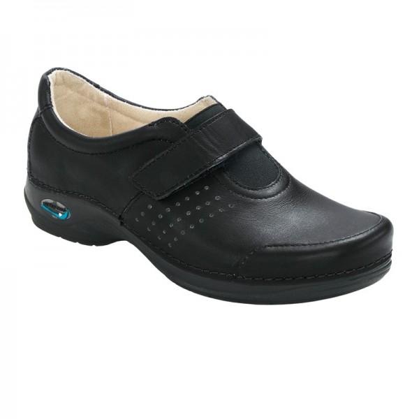 Wash'Go Milan Black Comfort Shoes