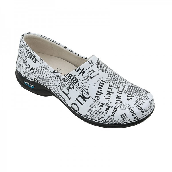Wash'Go Roma Newspaper Moccasin for Women
