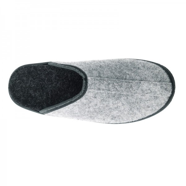 Sobreiro Grey in Wool Warm Slippers