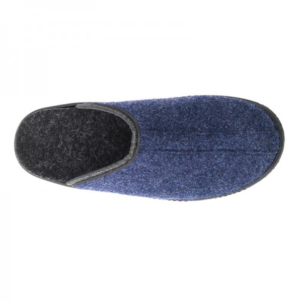 Sobreiro Blue in Wool Warm Slippers