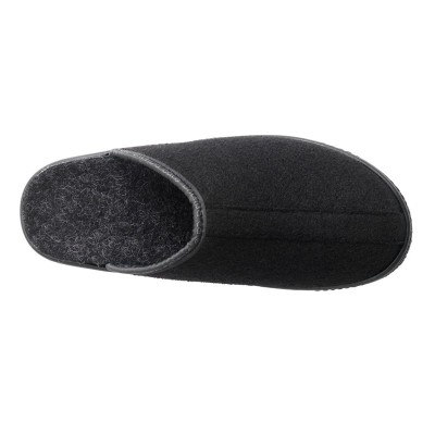 Sobreiro Black in Wool Warm Slippers