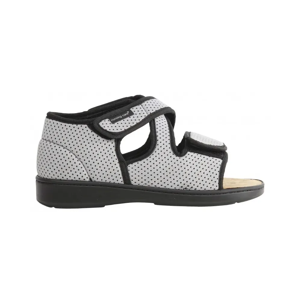Sandale textile confortable gris caramulo