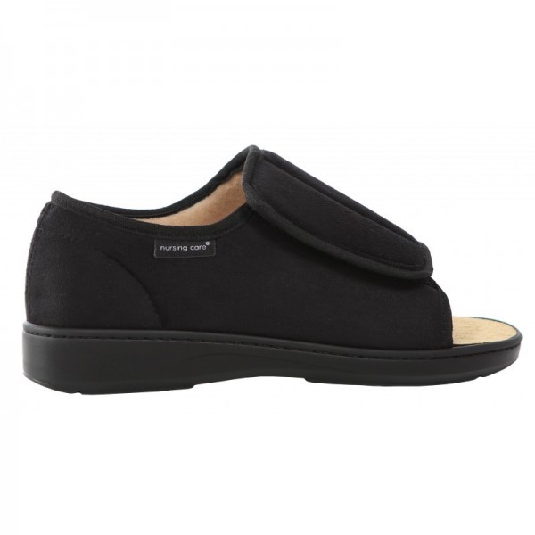 Larouco Black Textile Comfortable Sandal