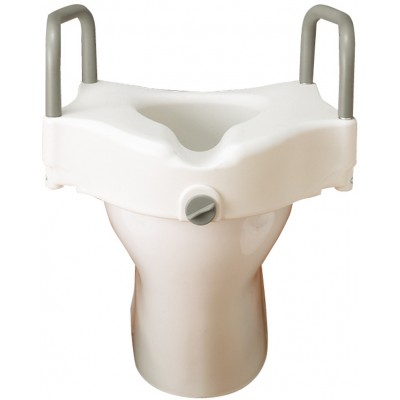 Toilet Seat Raiser with Arms 12 cm Height