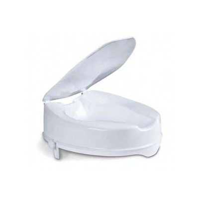 Toilet Seat Raiser with Lid 10 cm