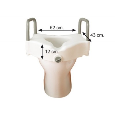 Toilet lift with Arms 12 cm Height