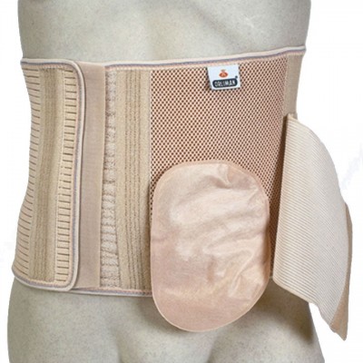 Abdominal Band for Ostomates with Orifice
