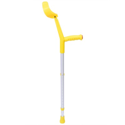Yellow Crutch with Soft Grip (PAIR)