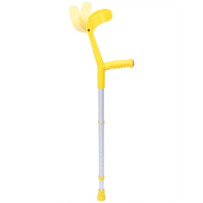 Yellow Crutch with Soft Grip (PAIR)