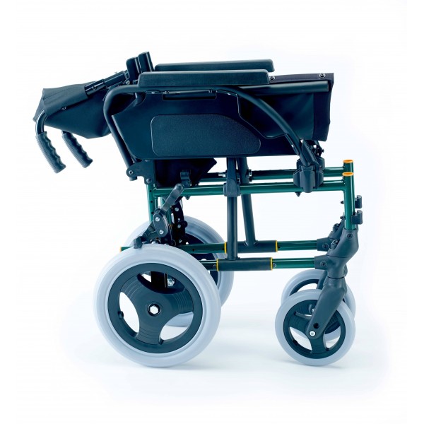 Breezy Premium Folding Backrest Transit Wheelchair