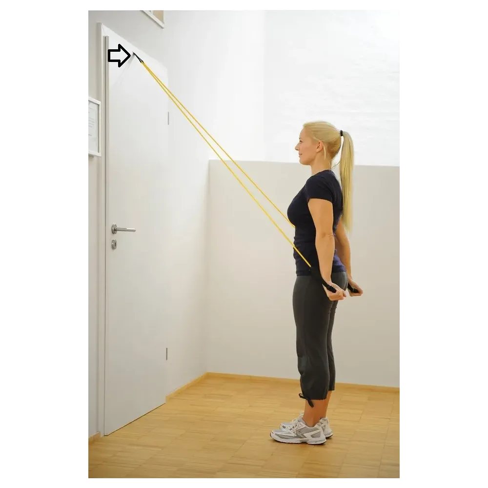 Support de porte pour élastique de résistance