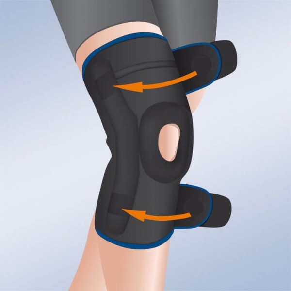 Wrapping Knee Pad with Polycentric Joints