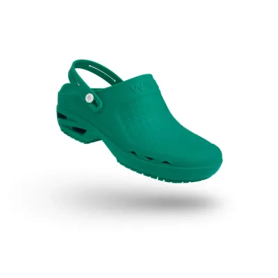 Zuecos Sanitarios Wock Bloc Verde con Tira