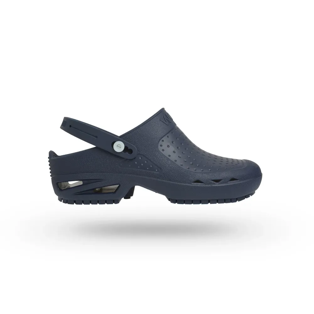 Sabots d’hôpital WOCK clip Bloc bleu marine