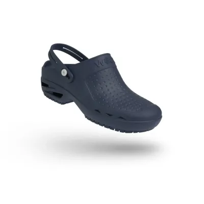 Sabots d’hôpital WOCK clip Bloc bleu marine