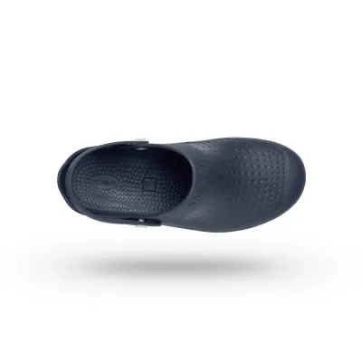 Sabots d’hôpital WOCK clip Bloc bleu marine