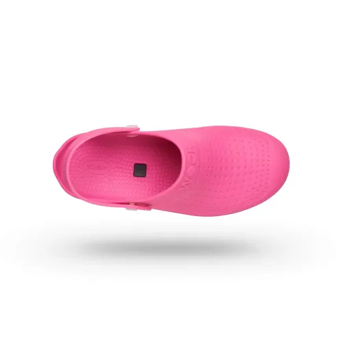 Hospital Clogs Wock Bloc Fuchsia with Clip