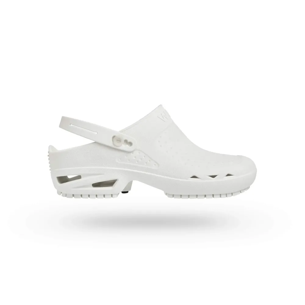 Sabots d’hôpital WOCK Bloc White avec clip