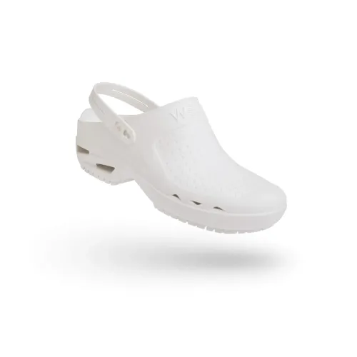 Sabots d’hôpital WOCK Bloc White avec clip