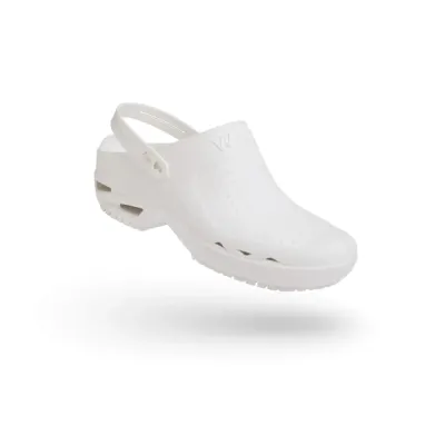 Sabots d’hôpital WOCK Bloc White avec clip