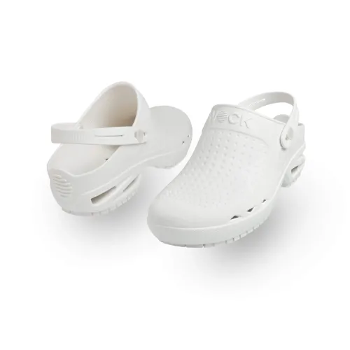 Zuecos Sanitarios Wock Bloc Blanco con Tira