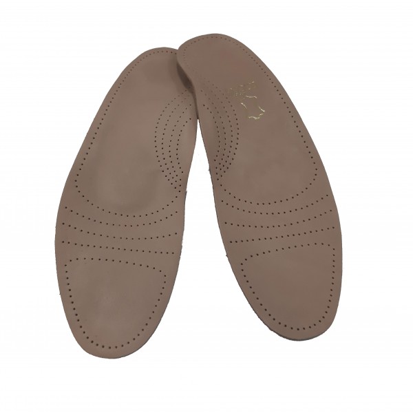 Insole with Retrocapital Support Lined in Leather